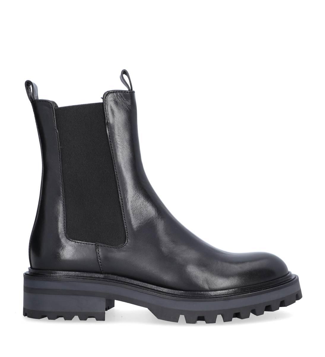 A6751 chelsea støvle - sort